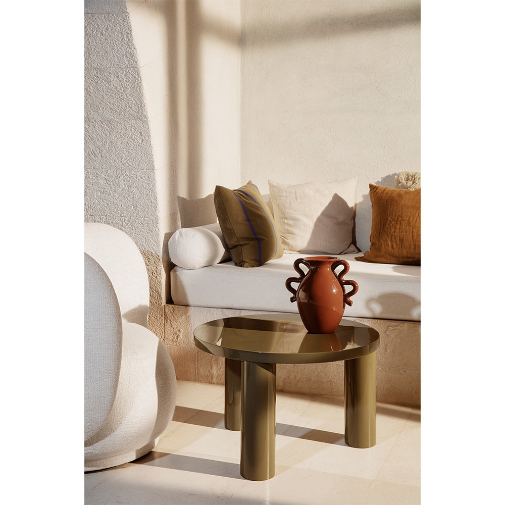 Post Small Coffee Table - Olive