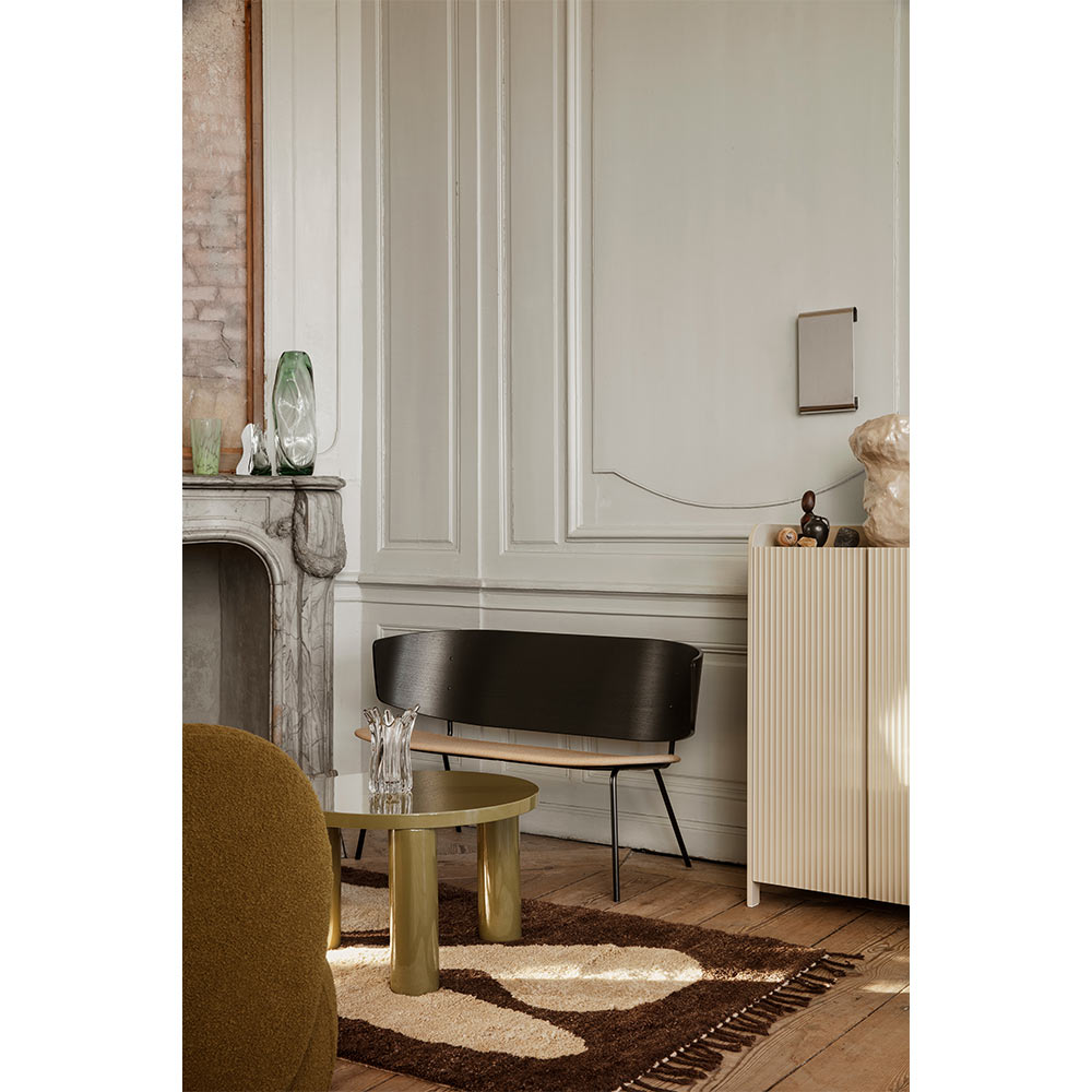 Post Small Coffee Table - Olive