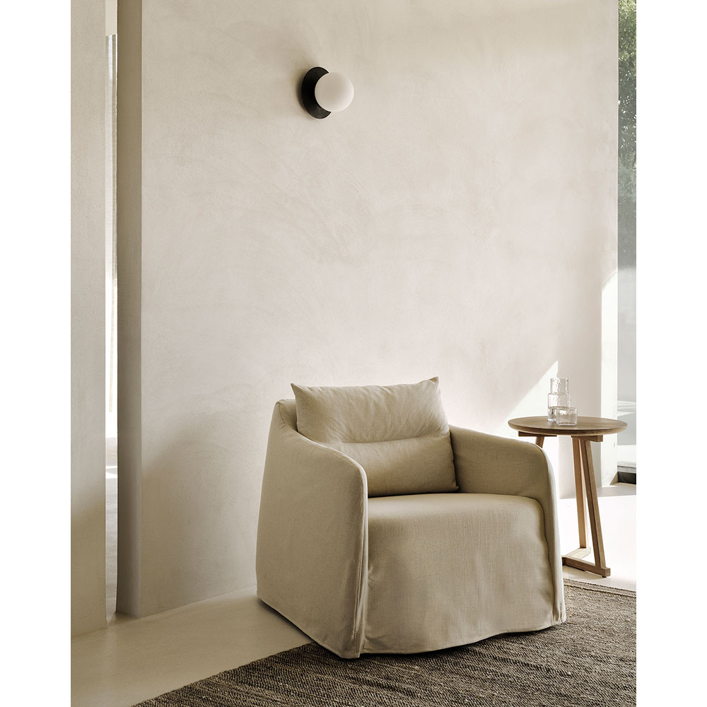 Weave Lounge Chair - Bone, Removable Cover