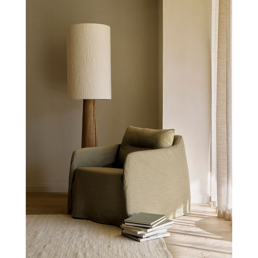 Weave Lounge Chair - Green, Removable Cover