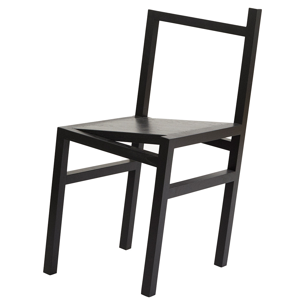 9.5 Degree Chair - Black Ash