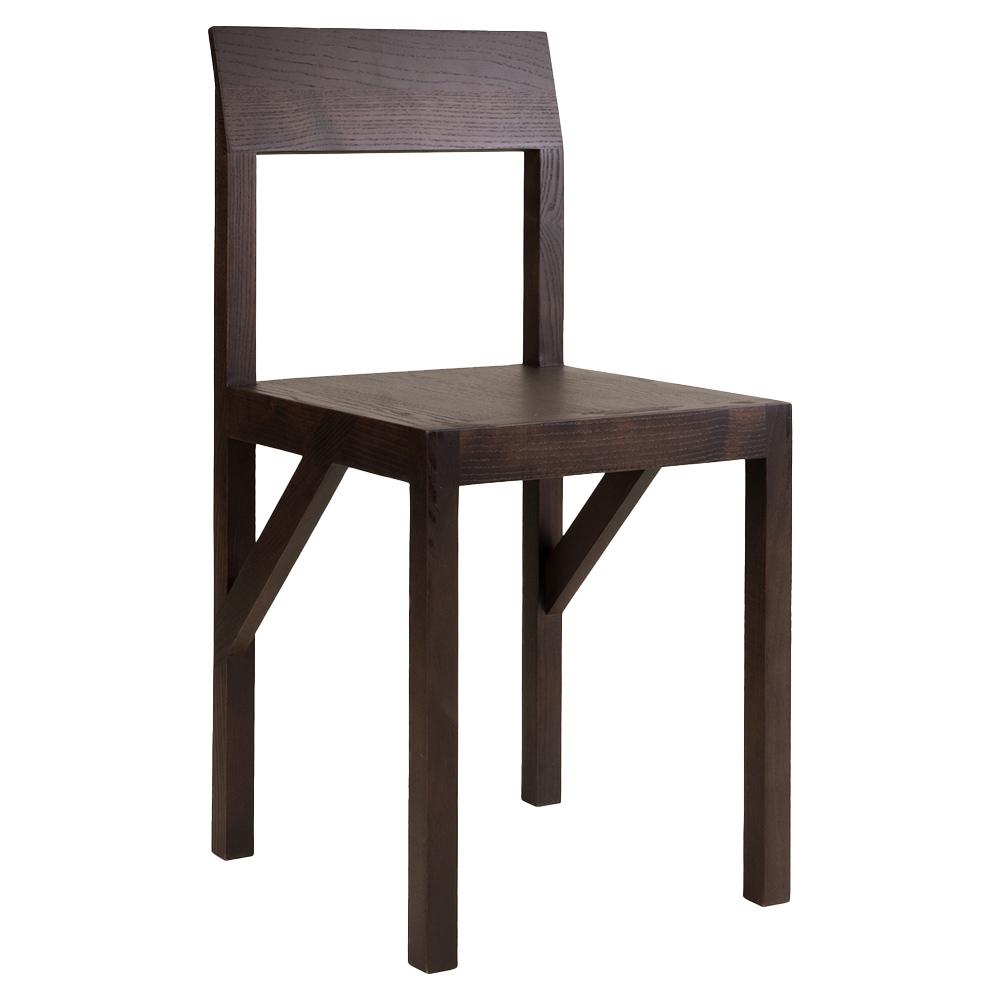 Bracket Chair - Dark Brown Ash