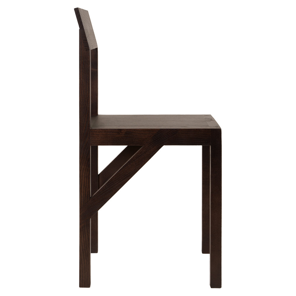 Bracket Chair - Dark Brown Ash