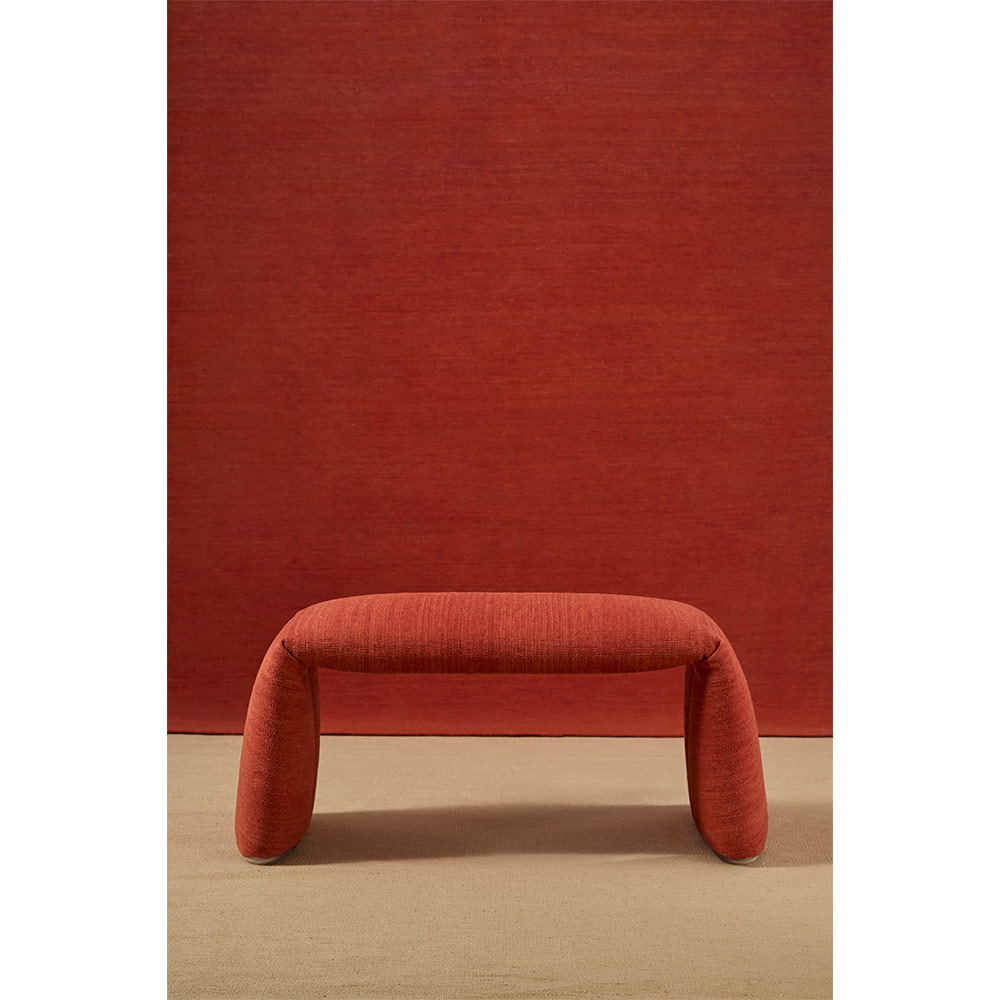 Folded Bench - Large, Saffron Red