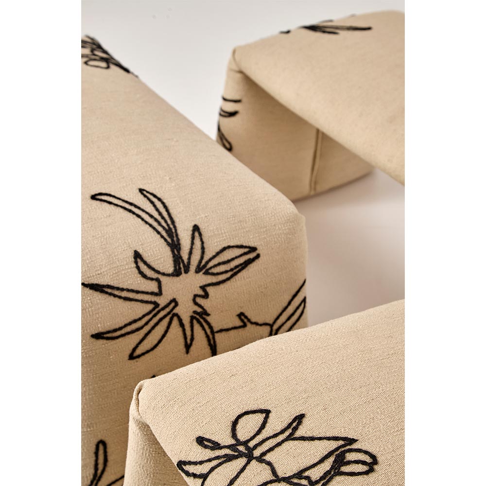 Folded Bench - Small, Flower