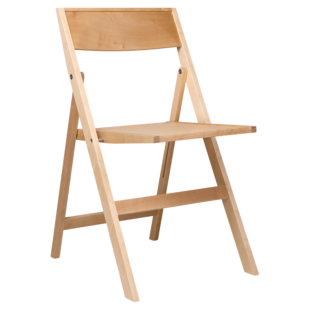 Folding Flat Chair - Natural Birch