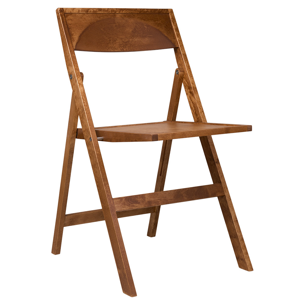 Folding Flat Chair - Warm Brown Birch