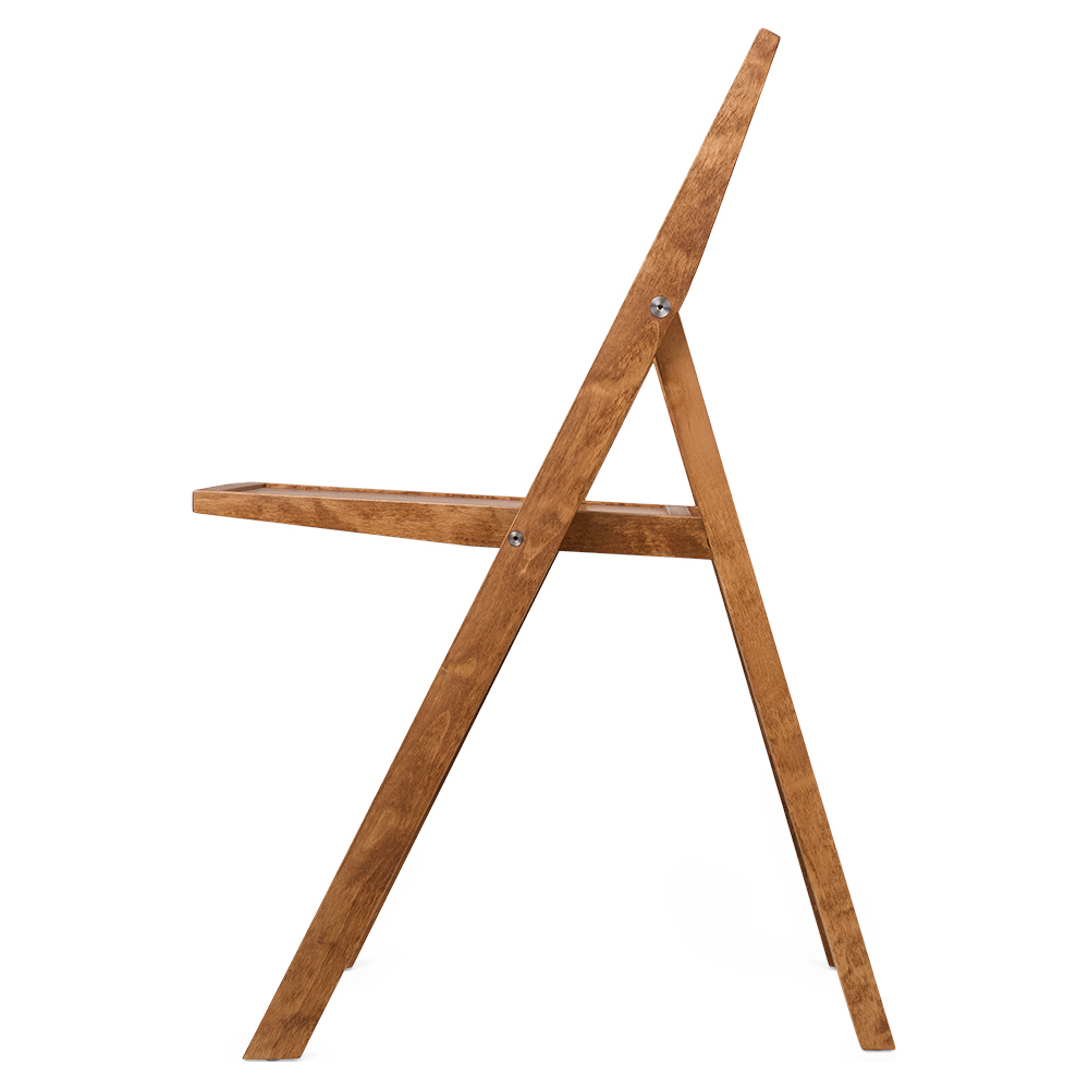 Folding Flat Chair - Warm Brown Birch
