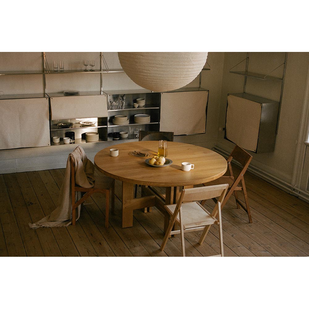 Folding Flat Chair - Warm Brown Birch