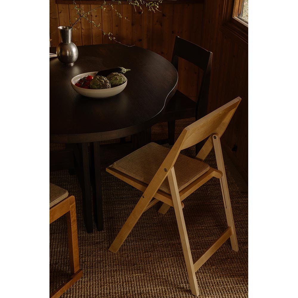 Folding Flat Chair - Warm Brown Birch