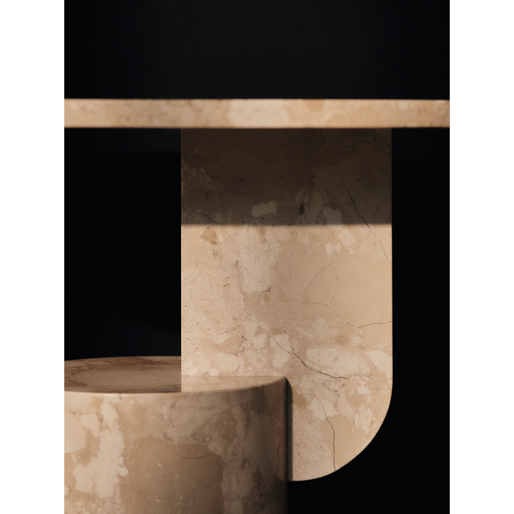 Insert Side Table - Stone Sand