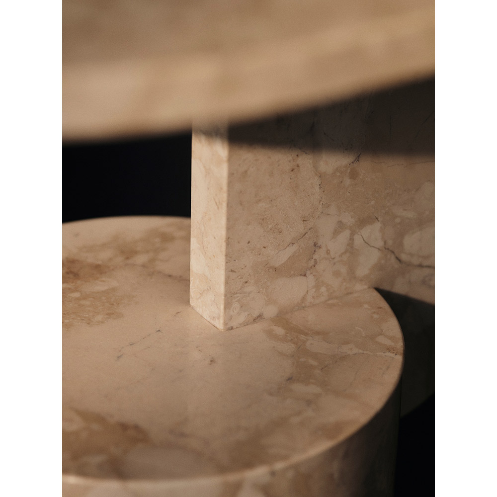 Insert Side Table - Stone Sand
