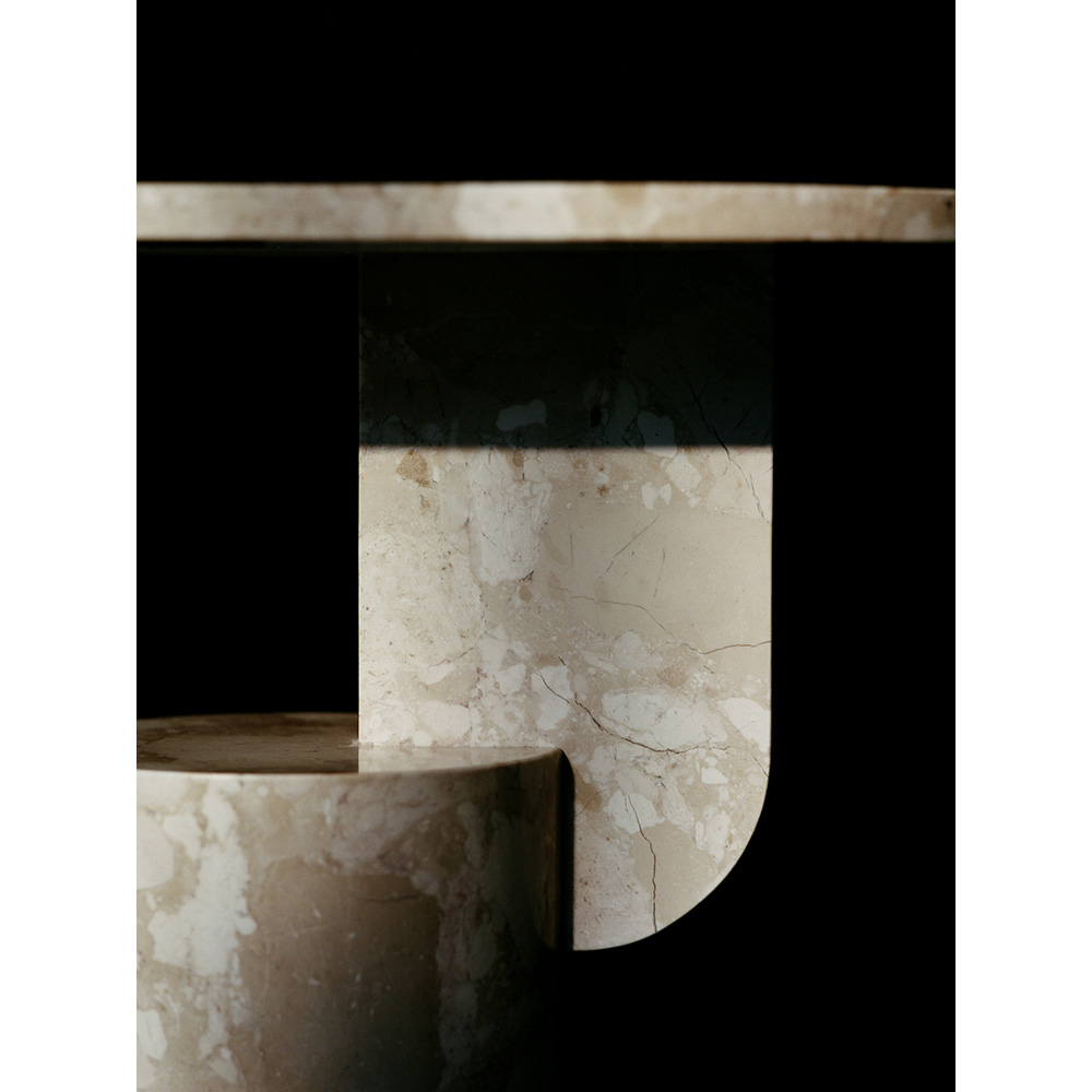 Insert Side Table - Stone Sand