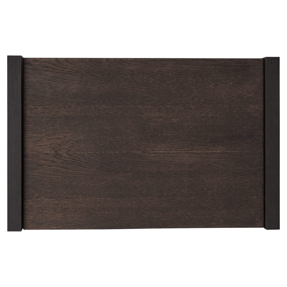 Kona Bookcase Cabinet Insert - Dark Stained Oak