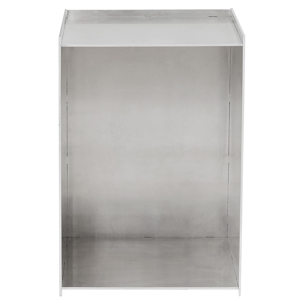 Rivet Box Table - Aluminum | Rouse Home