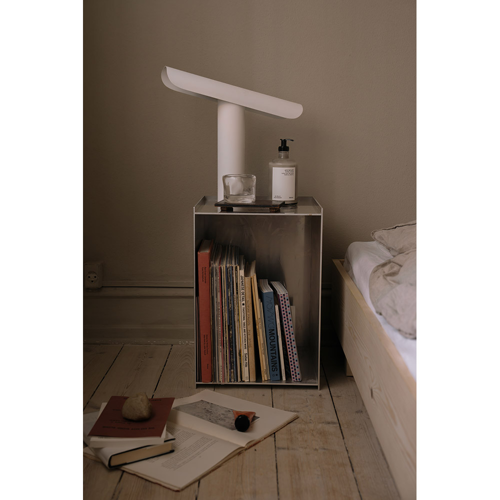 Rivet Box Table - Aluminum | Rouse Home