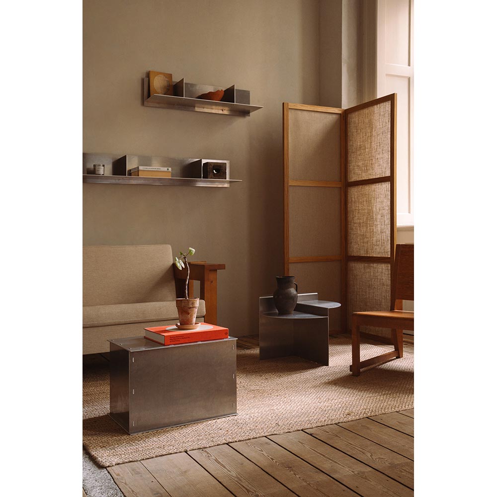 Rivet Box Table - Aluminum | Rouse Home