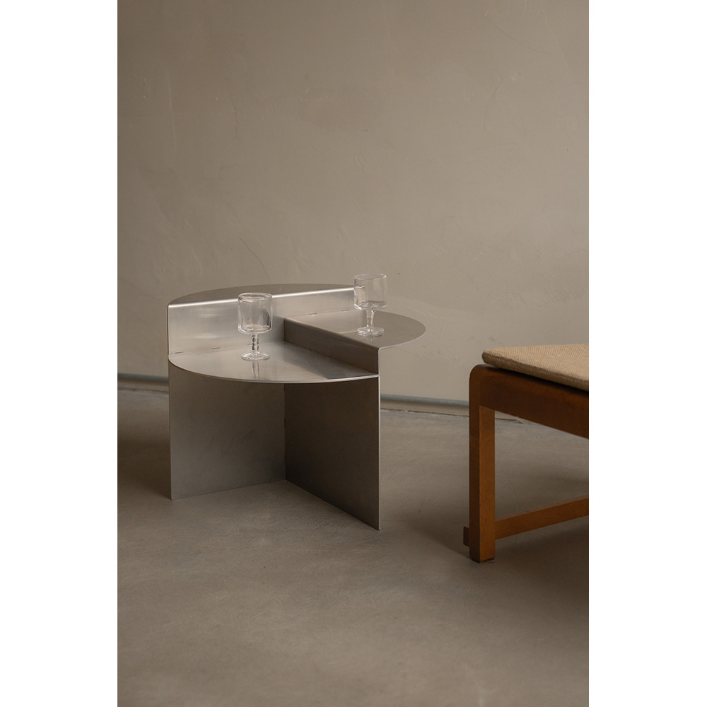 Rivet Side Table - Aluminum | Rouse Home