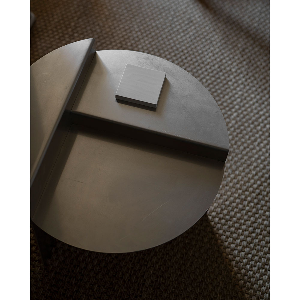 Rivet Side Table - Aluminum | Rouse Home