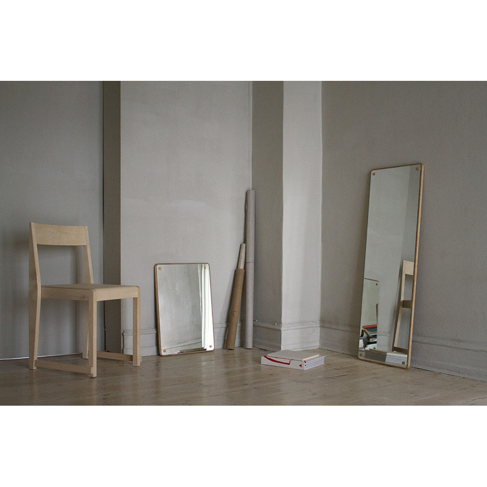 RM-1 Rectangular Mirror - Large, Natural Oak