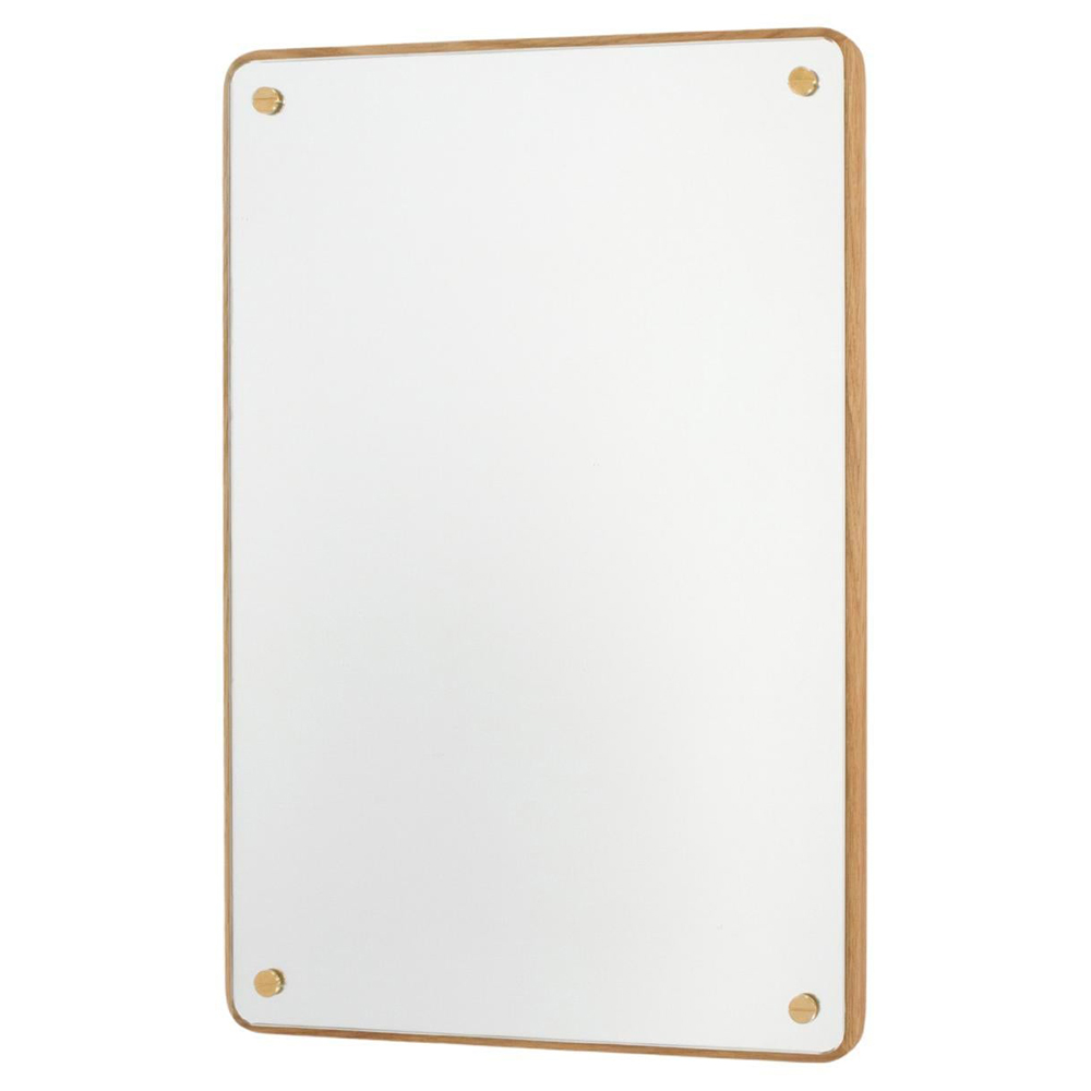 RM-1 Rectangular Mirror - Small, Natural Oak