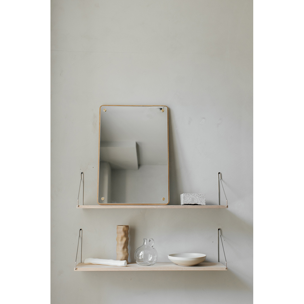 RM-1 Rectangular Mirror - Small, Natural Oak