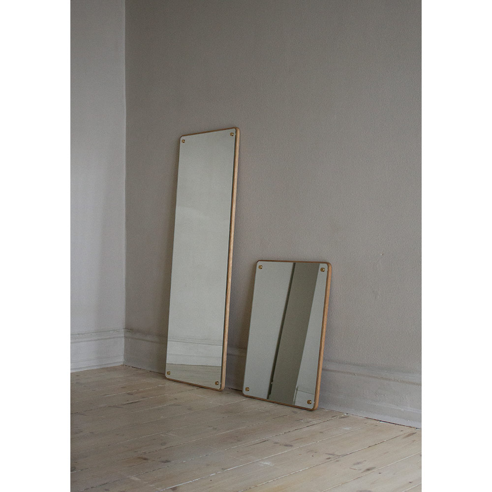 RM-1 Rectangular Mirror - Small, Natural Oak