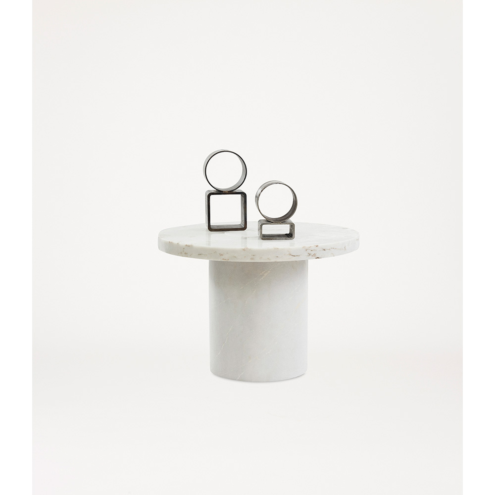 Sintra Table Marble Edition - Large, White Marble
