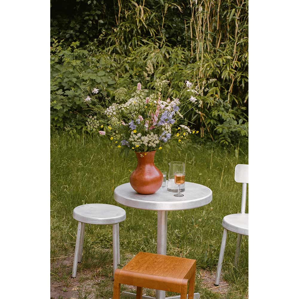 Tasca Stool - Aluminum