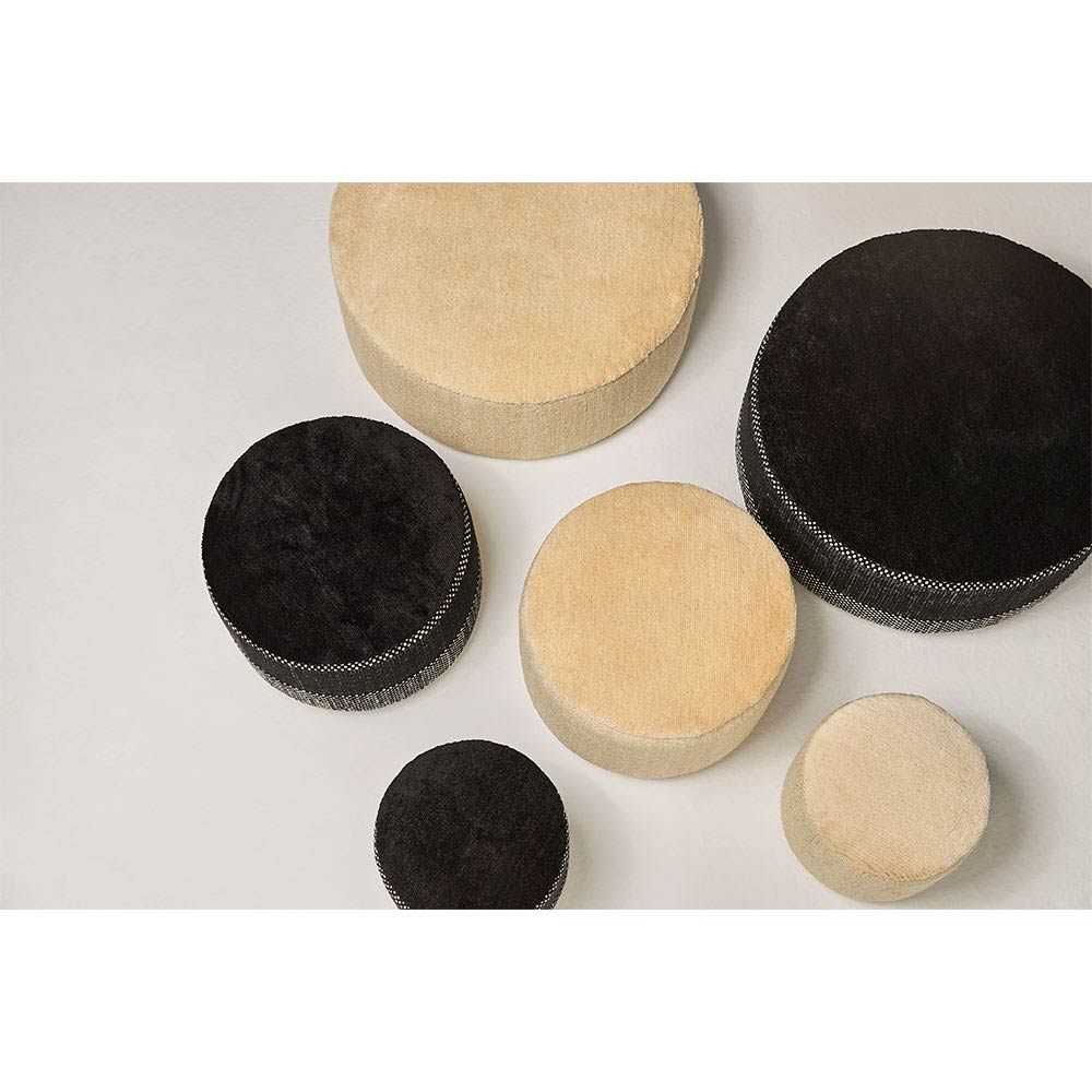 Tres Persian Pouf Large Black 02 | Rouse Home