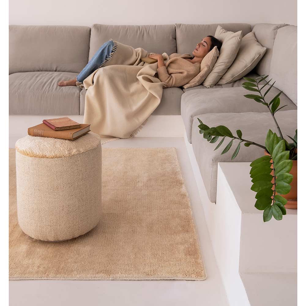 Tres Persian Pouf Small Vegetal 02 | Rouse Home
