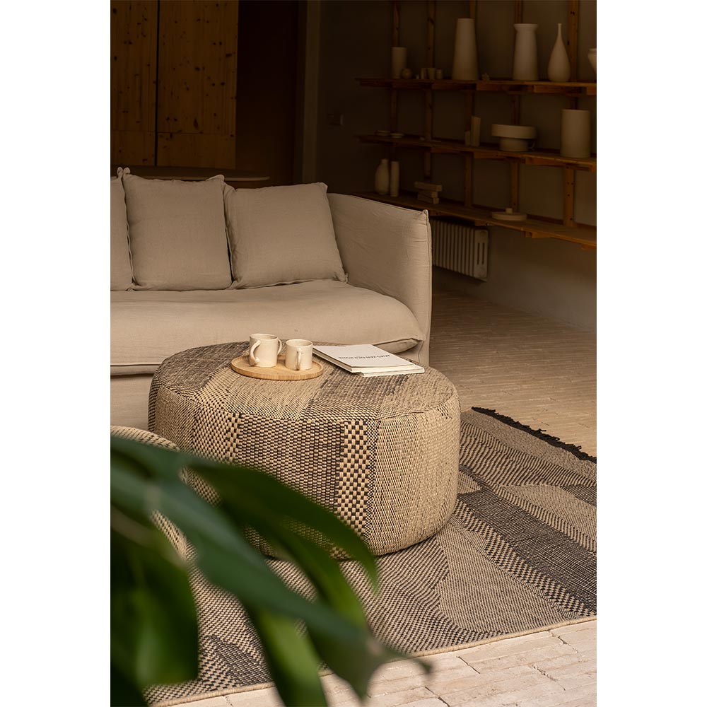 Wabisabi Pouf - Large, Bone