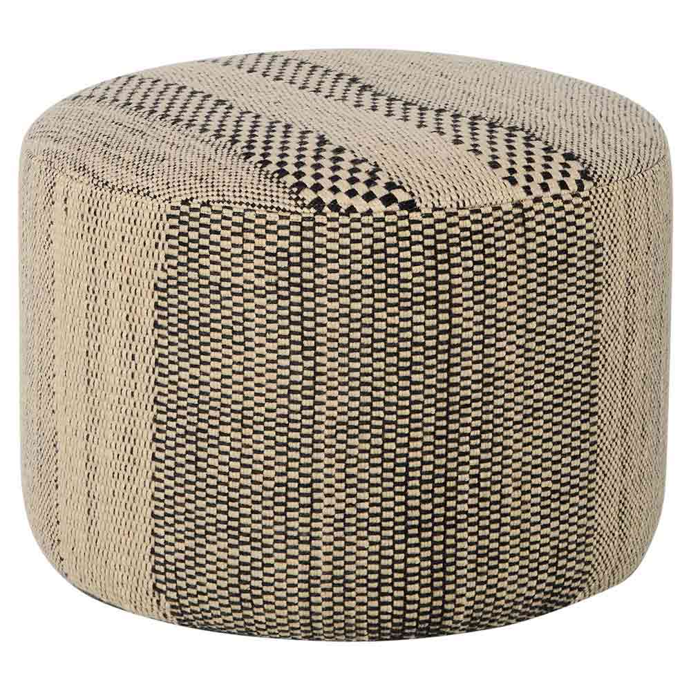 Wabisabi Pouf - Medium, Bone