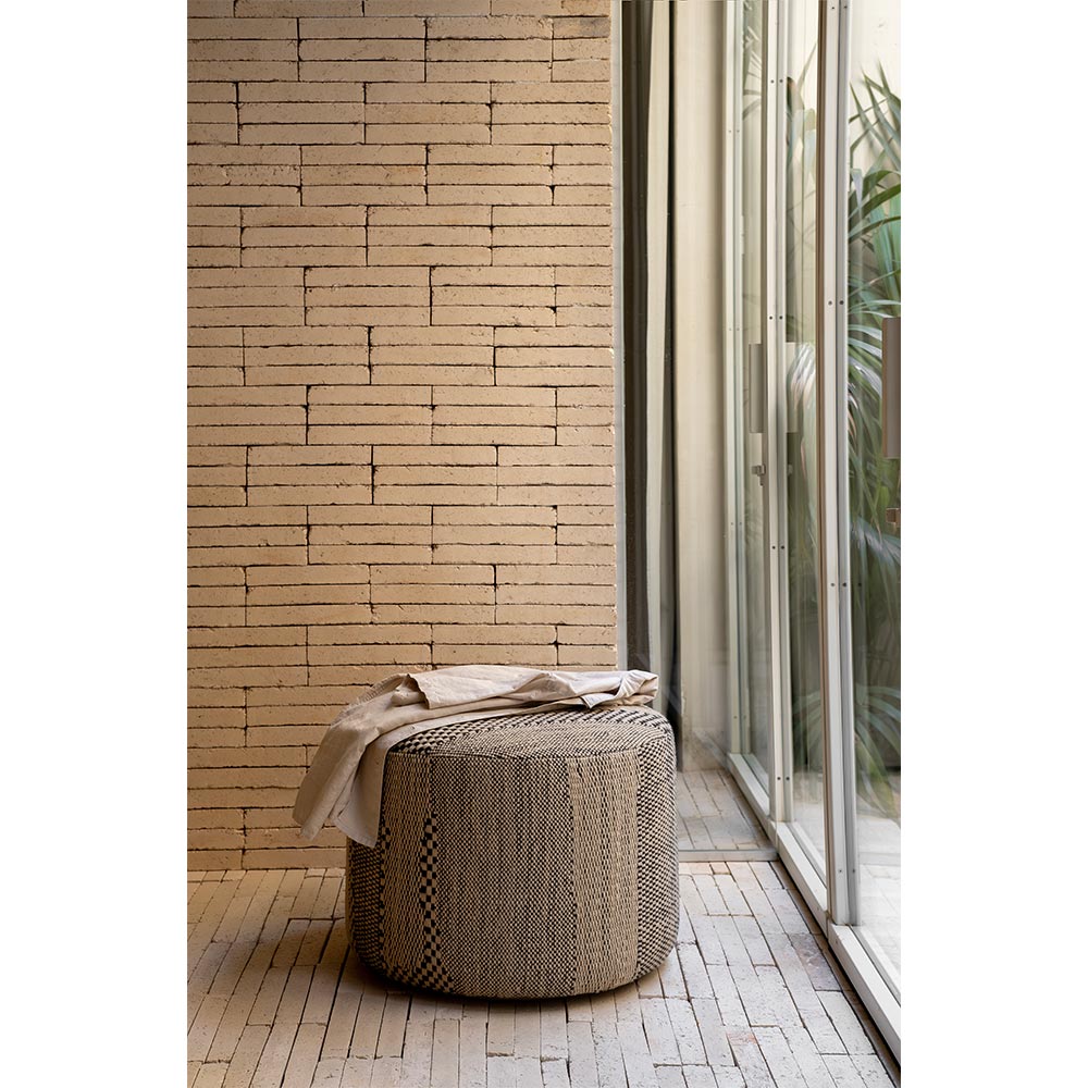 Wabisabi Pouf - Medium, Bone