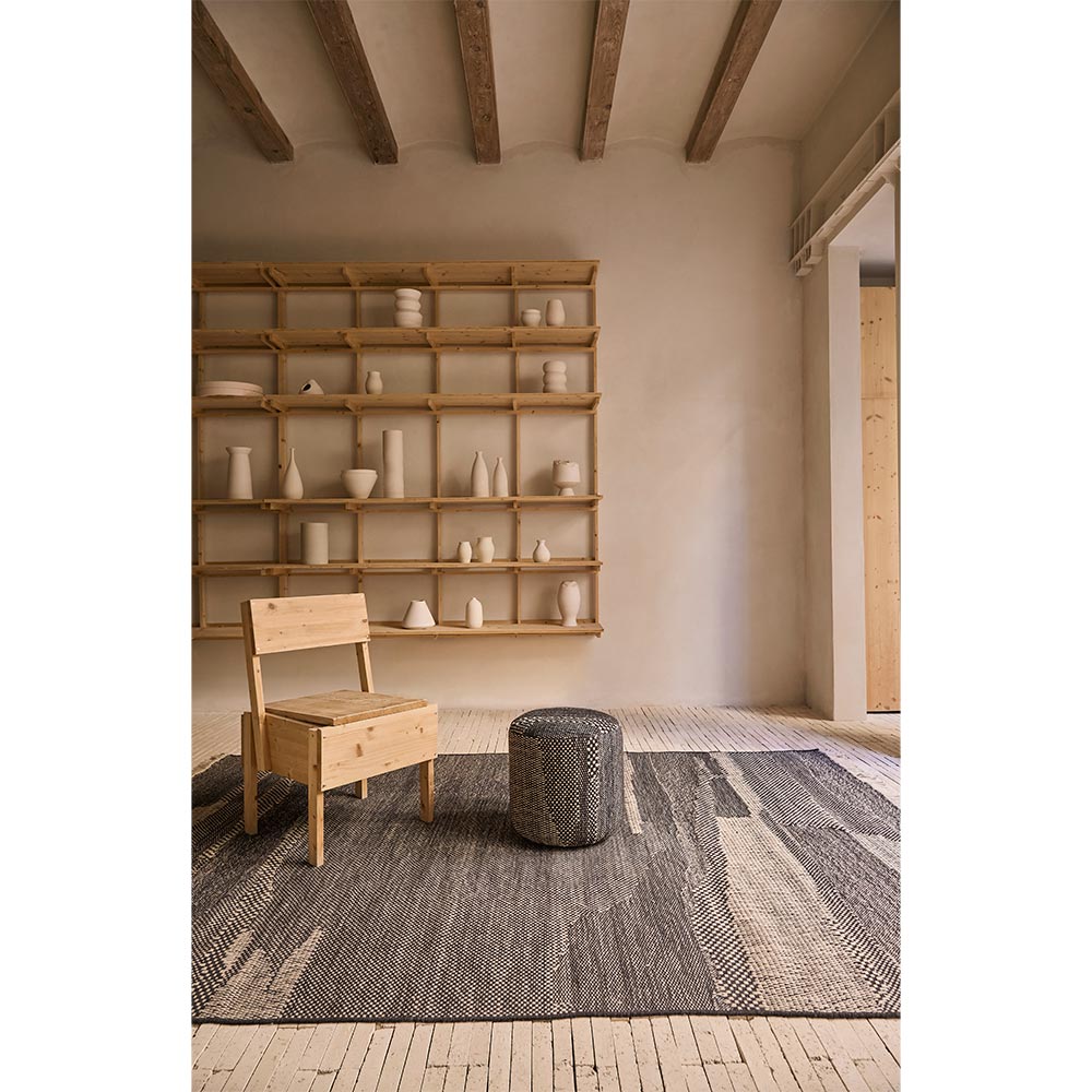 Wabisabi Pouf - Small, Anthracite