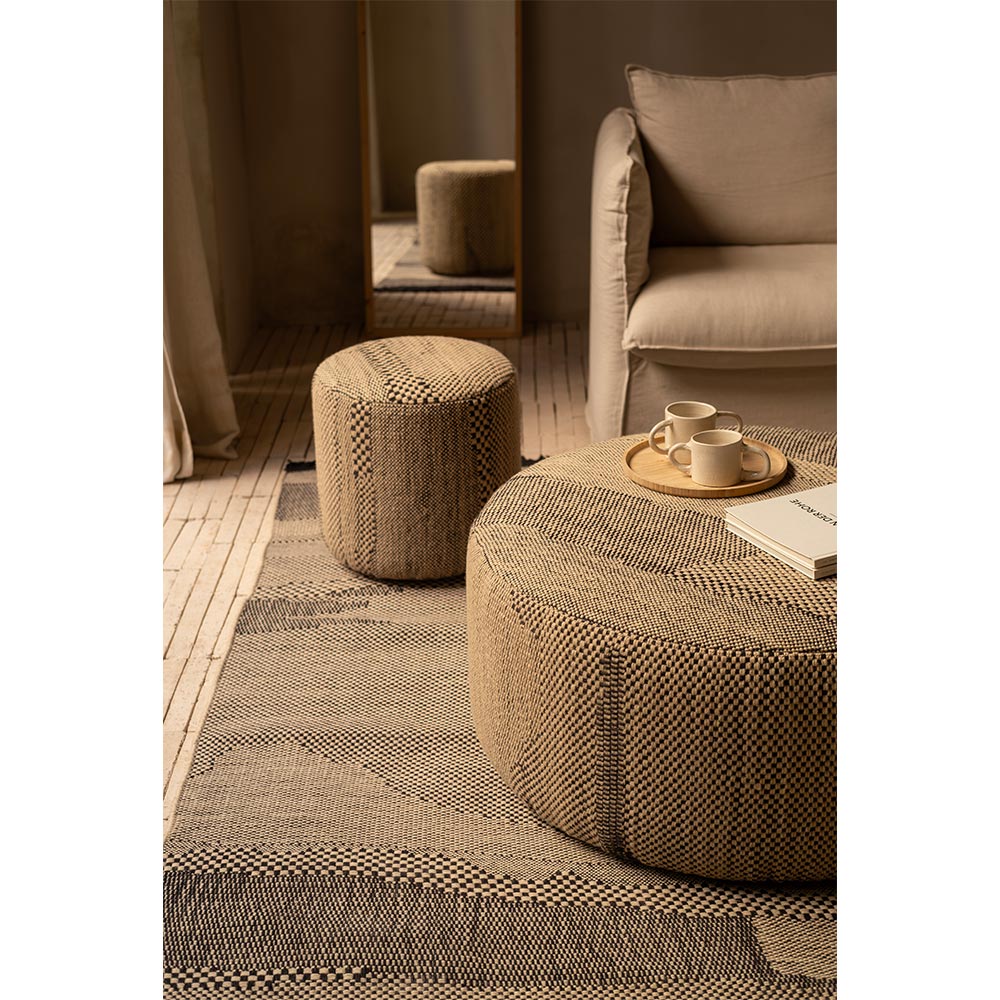 Wabisabi Pouf - Small, Bone