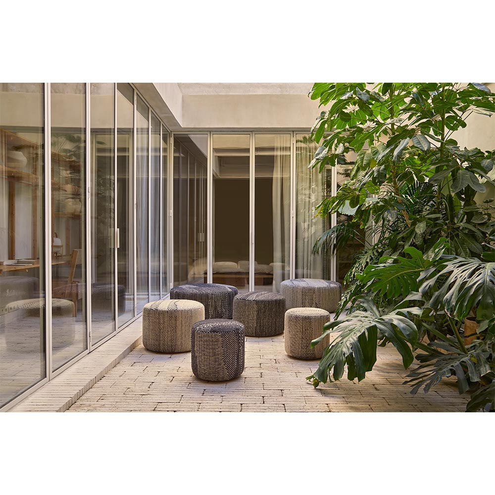 Wabisabi Pouf - Small, Bone