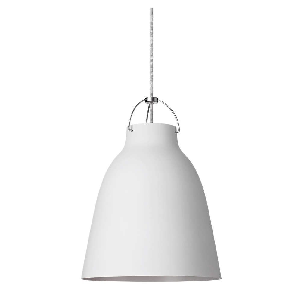 Caravaggio Matte Pendant - White