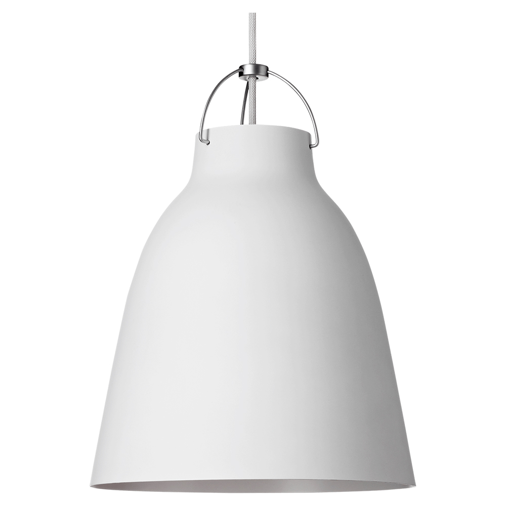 Caravaggio Matte Pendant - White