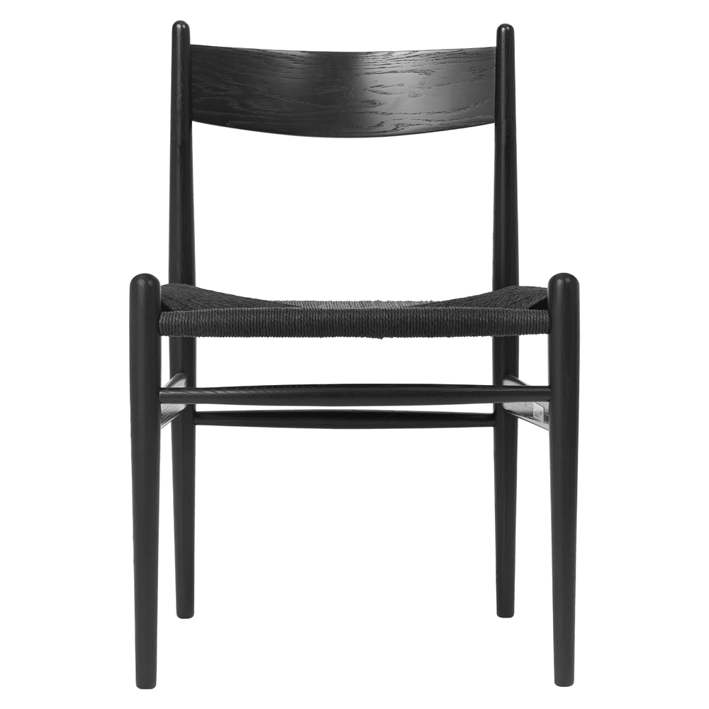 CH36 Dining Chair - Black Paper Cord