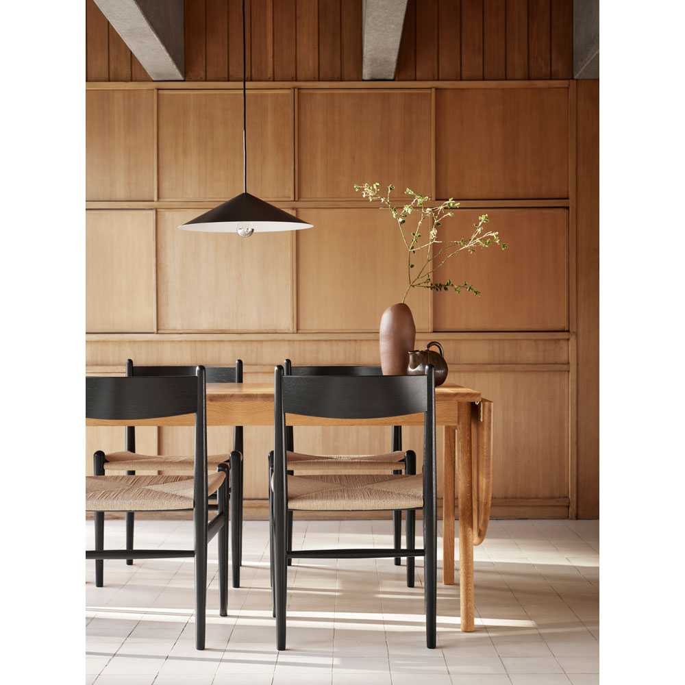 CH36 Dining Chair - Black Paper Cord