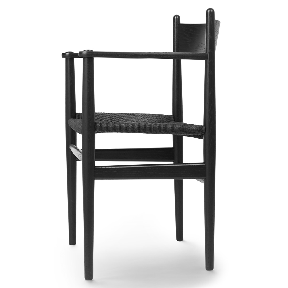 CH37 Dining Chair - Black Paper Cord