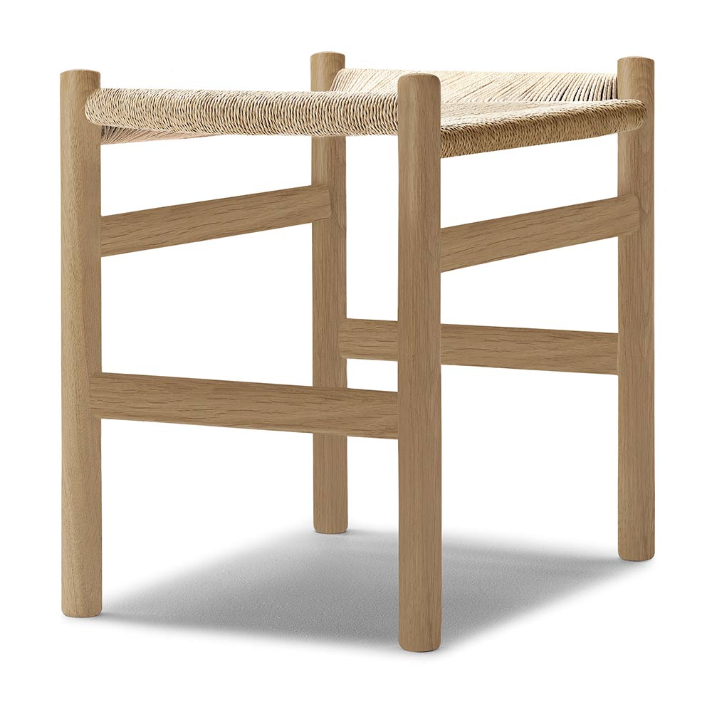 CH53 Footstool - Natural Paper Cord