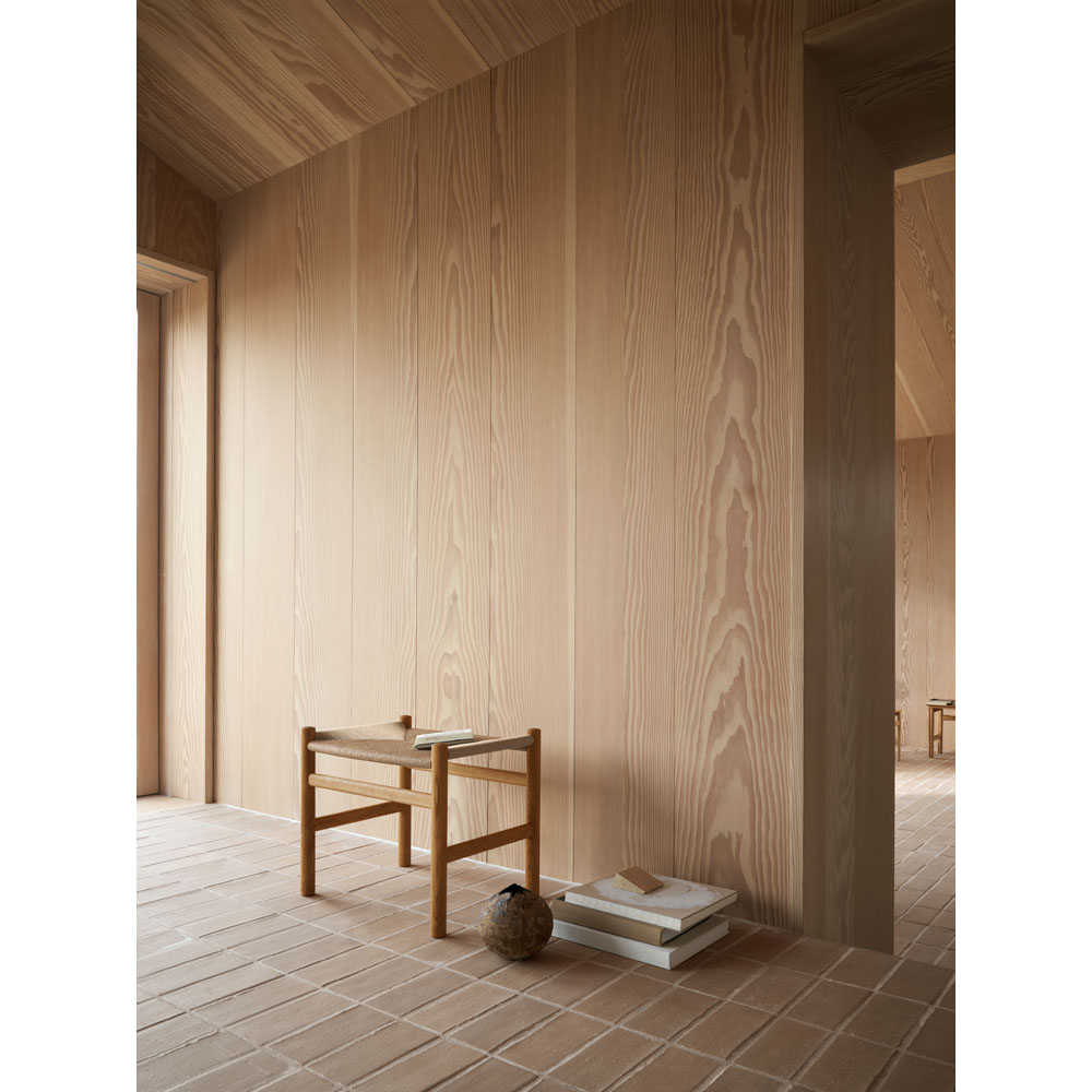 CH53 Footstool - Natural Paper Cord