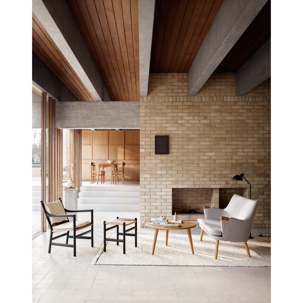 CH53 Footstool - Natural Paper Cord