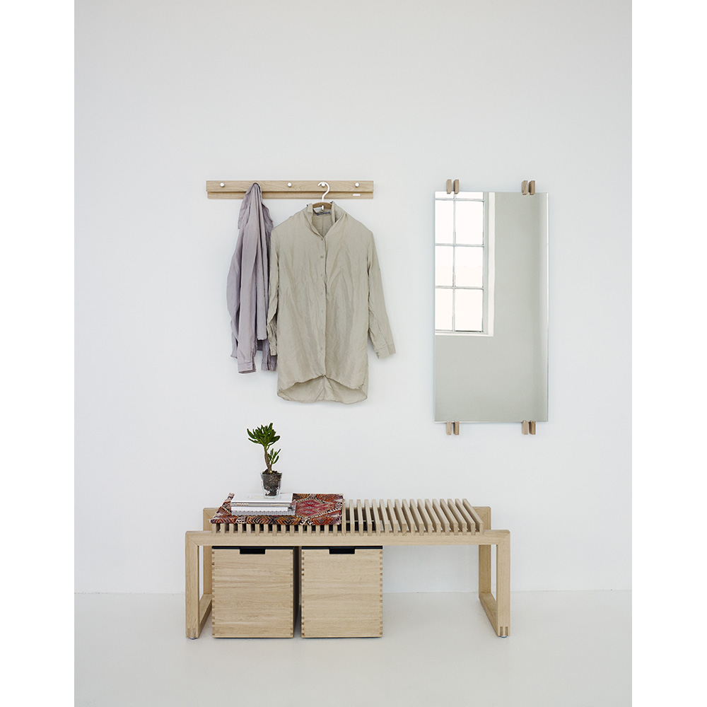 Cutter Coat Rack 28.3' Oak 2 | Rouse Home