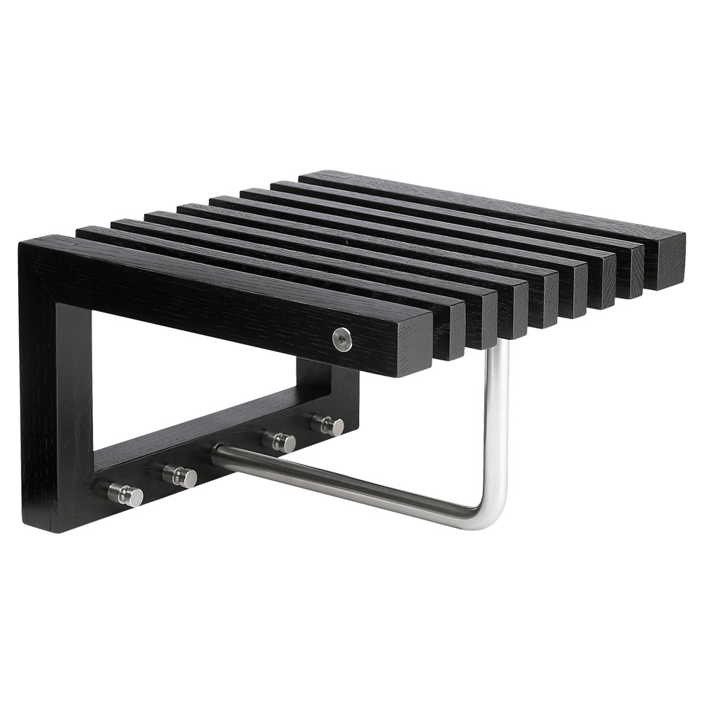 Cutter Mini Wardrobe - Black Colored Oak