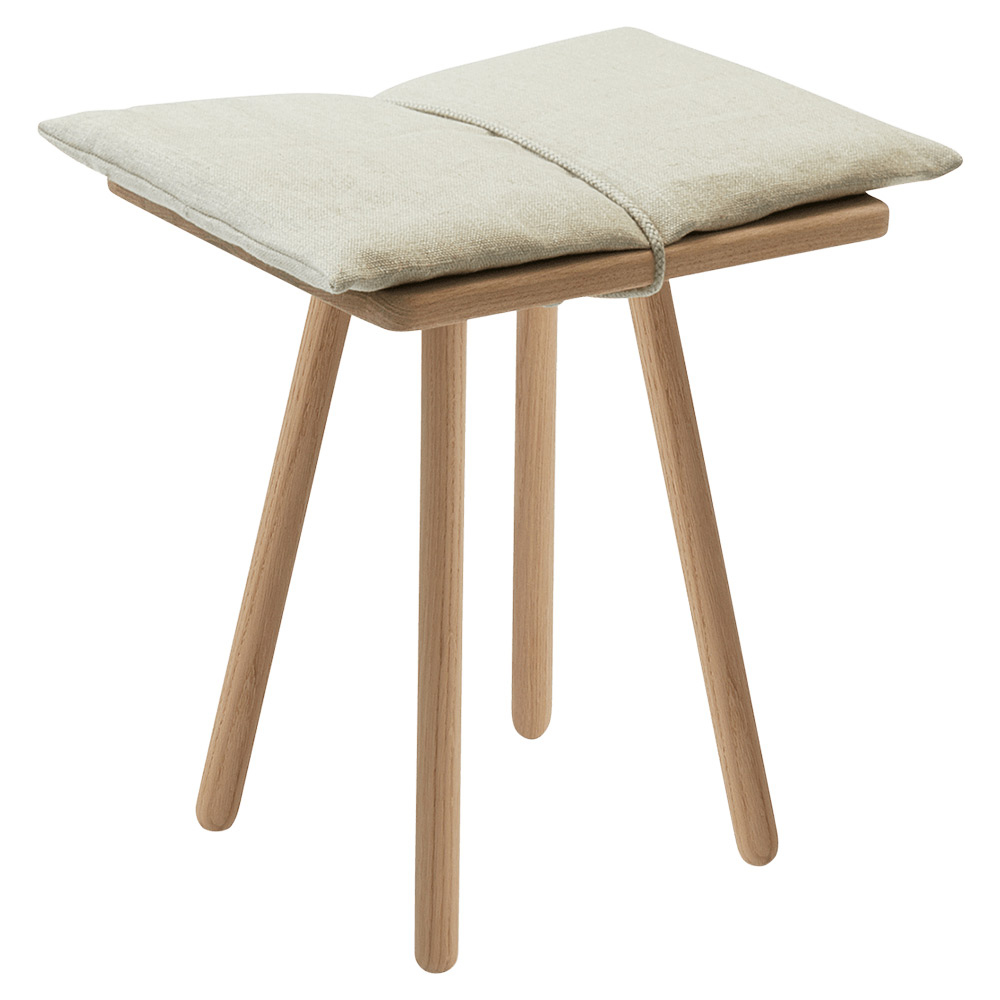 Georg Stool - Oak, Linen