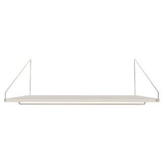 Library Hanger Shelf - Warm White Steel