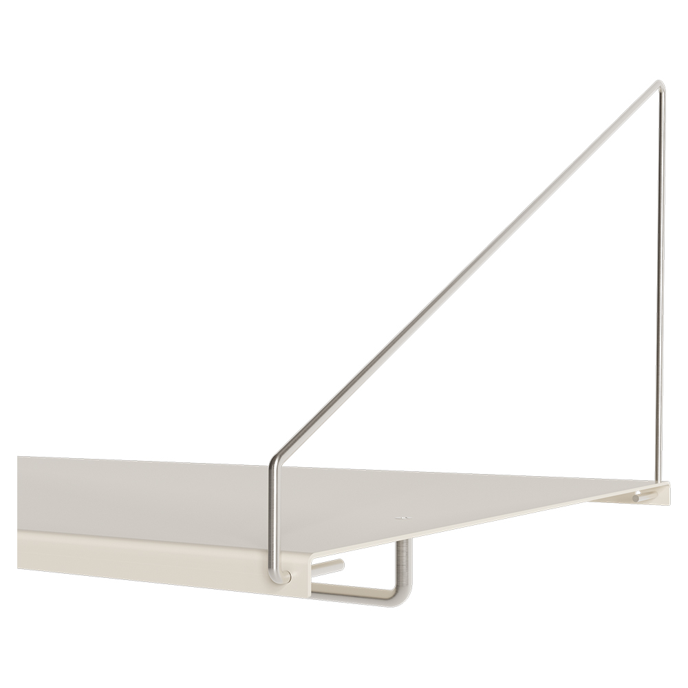 Library Hanger Shelf - Warm White Steel | Rouse Home